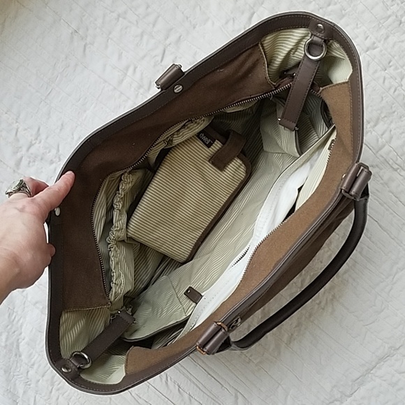 Dwell Unisex Polka Dot Diaper Bag - Picture 3 of 3